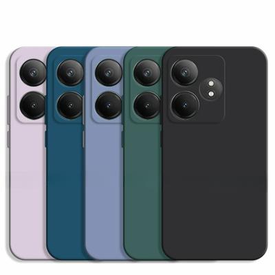 For Realme C Realme GT 6 5G Cover Luxury TPU Case Shockproof Liquid Silicone Protective Phone Cover Realme GT 6