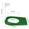 Golf Putting Practice Cup with Flags Indoor Golf Putting Hole Training Aids Golf Accessorys for Indoor Outdoor Practice