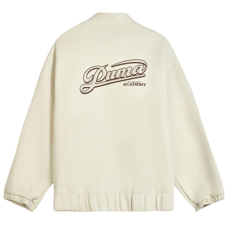 PUMA Brand Logo Letter Stand Collar Zip Long-Sleeve Jacket Unisex
