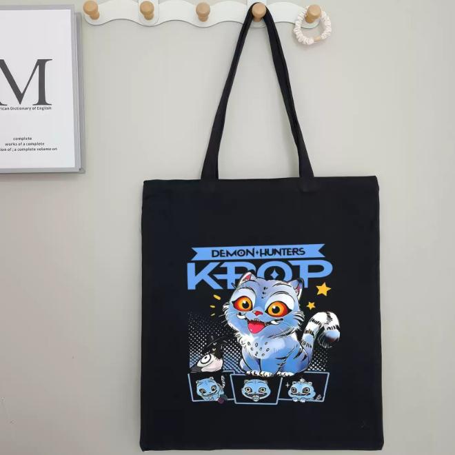 K-POP DEMON HUNTERS Eco Bag Derpy (Korean Blue Tiger)  (5 Options)