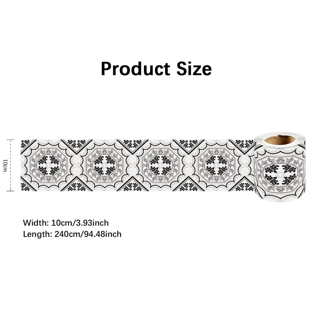 24 Styles Peel & Stick Wall Panels Trim - Waterproof Bathroom Molding for Tile Flooring, Home Staging & Rental Friendly Decor