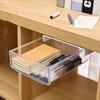 Szuflada pod biurko Samoprzylepna Oszczędzająca miejsce Pod biurkiem Pudełko na Artykuły papiernicze Dokumenty