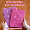 Single-pack Transparent Acrylic Tri-fold Sequined Tablet Case,For IPad Mini 6/7/9.7/10.2/10.5/Air 4/Air 5/10.9/Pro 11/10th A16