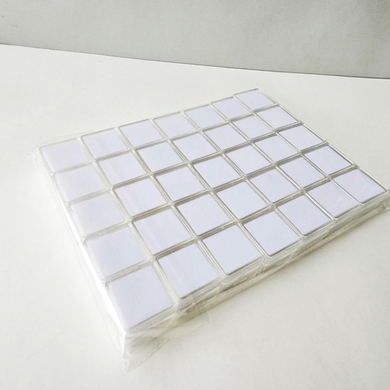 Transparent Square Box for Loose Diamonds and Colored Gems - Display, Storage, Collection