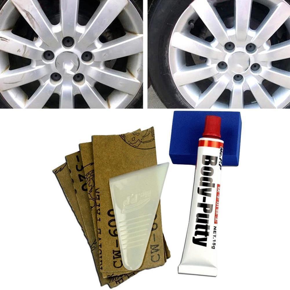 Car Body Putty Scratch Filler Painting Rep Pen Non Toxic Permanent Water Resistant Assistant Smooth Auto Tool Sandpaper Pad
