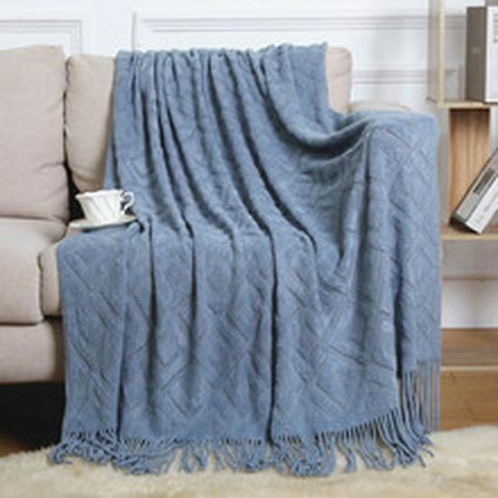 Waffelstruktur Mehrzweckdecke: Sofa, Nickerchen, Bett und Decke für Zuhause, Büro oder Reisen.