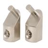 1 Pair Input Wire Gauge Reducer 45 Degree Offset Angled 1/0 Gauge to 4 Gauge Amp Input Reducers for Vehicle Sound Systems