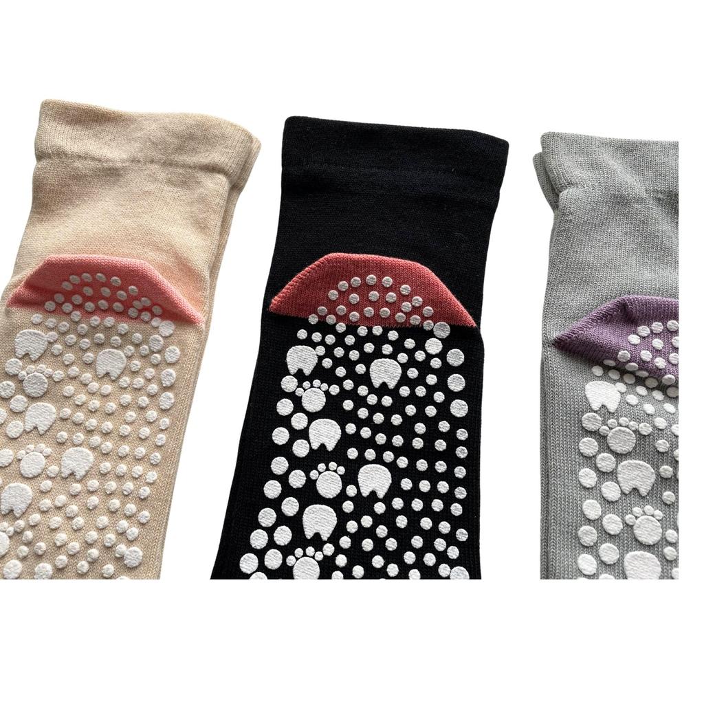 Mode Select Sports 3 Yoga Loose Elastic Cotton Outer Set Women's Five-Toe Socks, Socks, Pairs, Non-Slip, Socks, Fit, Cuffs, 100% Thread, 3-Pair