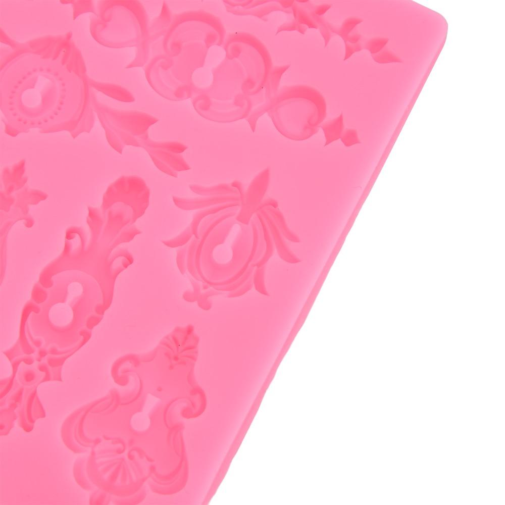 Relief 3D 3D Muffin Molds Pink Decorative Mold Reusable Ornament Mold  Cake Decoration