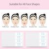 40Pcs V Lift Face Sticker Invisible Makeup Adhesive Lift Face Tape Slim Patch Breathable Sticker Lifting Tighten Chin