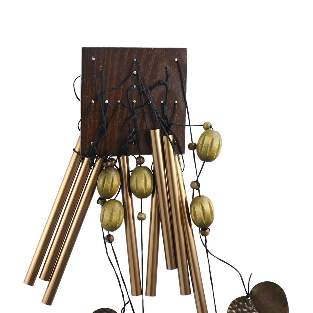 Decor Feng Shui Decoration Crisp Sound Heart Pendant Wind Chimes Windbells Yard Hanging Ornament