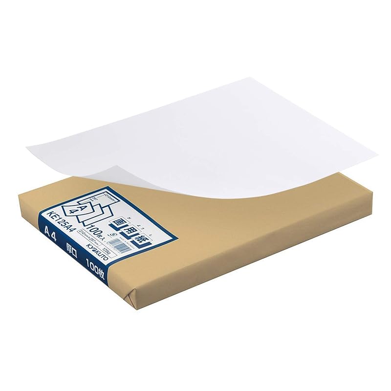Kyokuto Drawing Paper, Thick, A4, 100 sheets, KE125A4