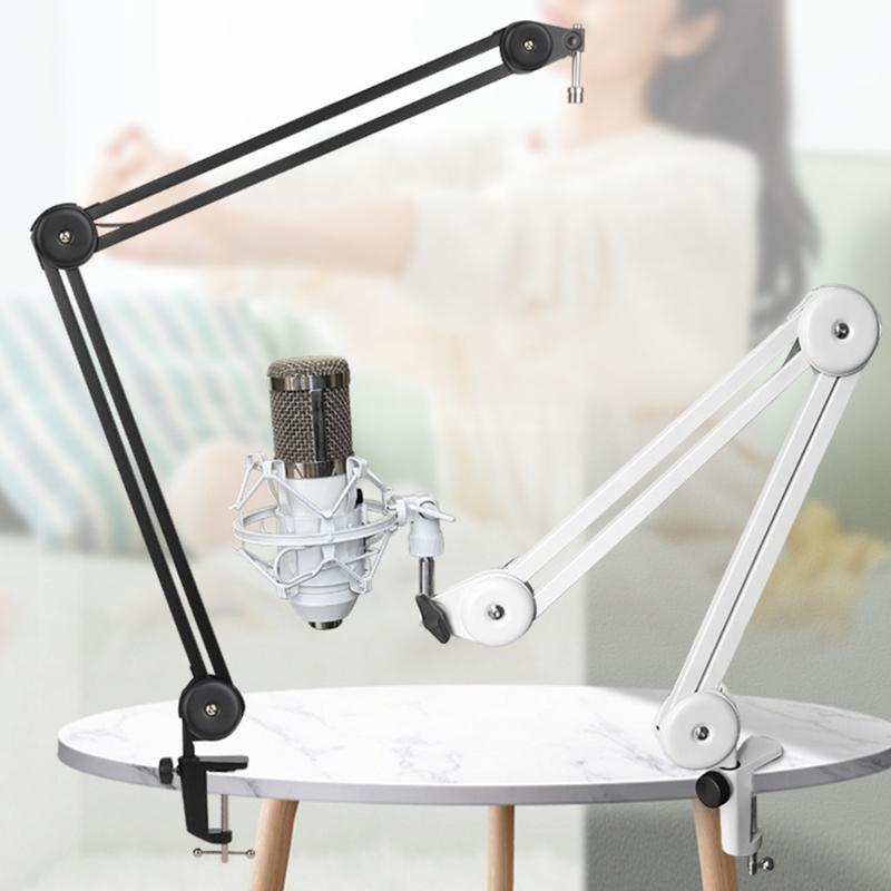 Professional Mic Boom Flexible Adjustable Microphone Stand Mount With/without Windshield for Studio and Home Recording