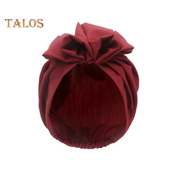 Turbanhut im Retro-Stil im französischen Stil mit Blumendekor, Damenhut, einfarbig, atmungsaktiv, winddicht, Kopfbedeckung für den Alltag