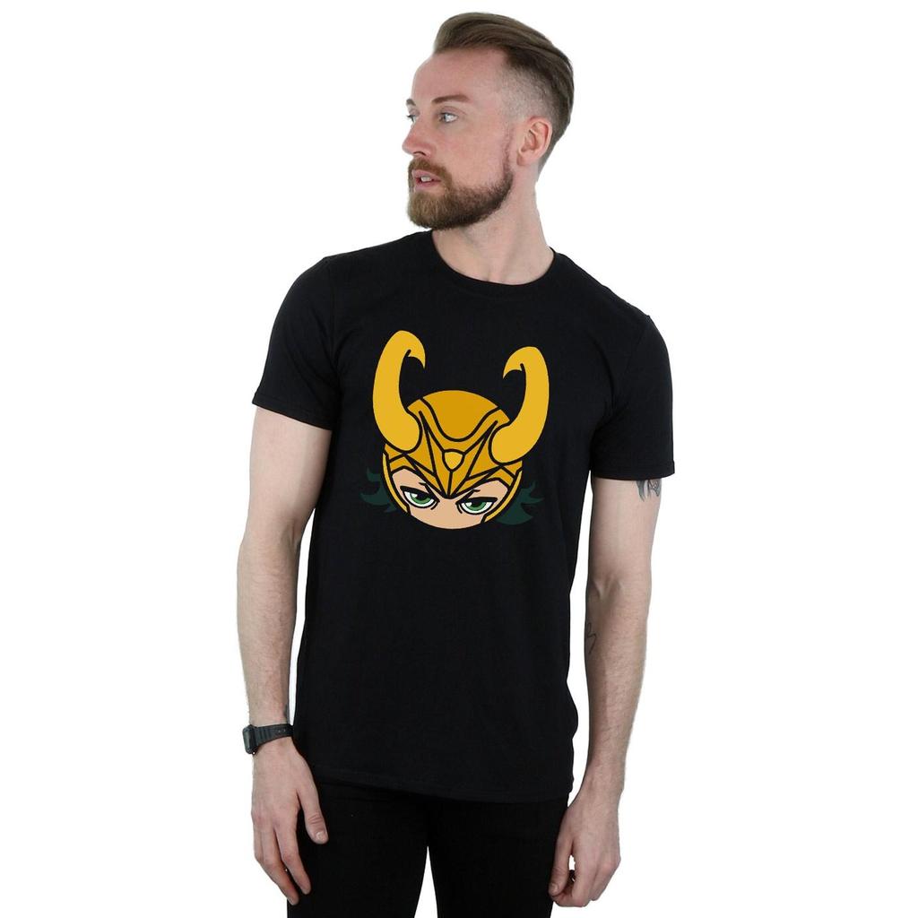 Marvel Mens Loki Close Up T-Shirt