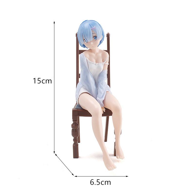 17cm Anime Figure Kawaii Girl Apron Maid Dress Girl PVC Action Model Toy Birthday  Gift