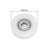 uxcell 8pcs Nylon Pulley U-Groove Ball Bearing 6x27x7mm U Groove Roller Wheel (GCr15) Chrome Steel Bearing AB EC3