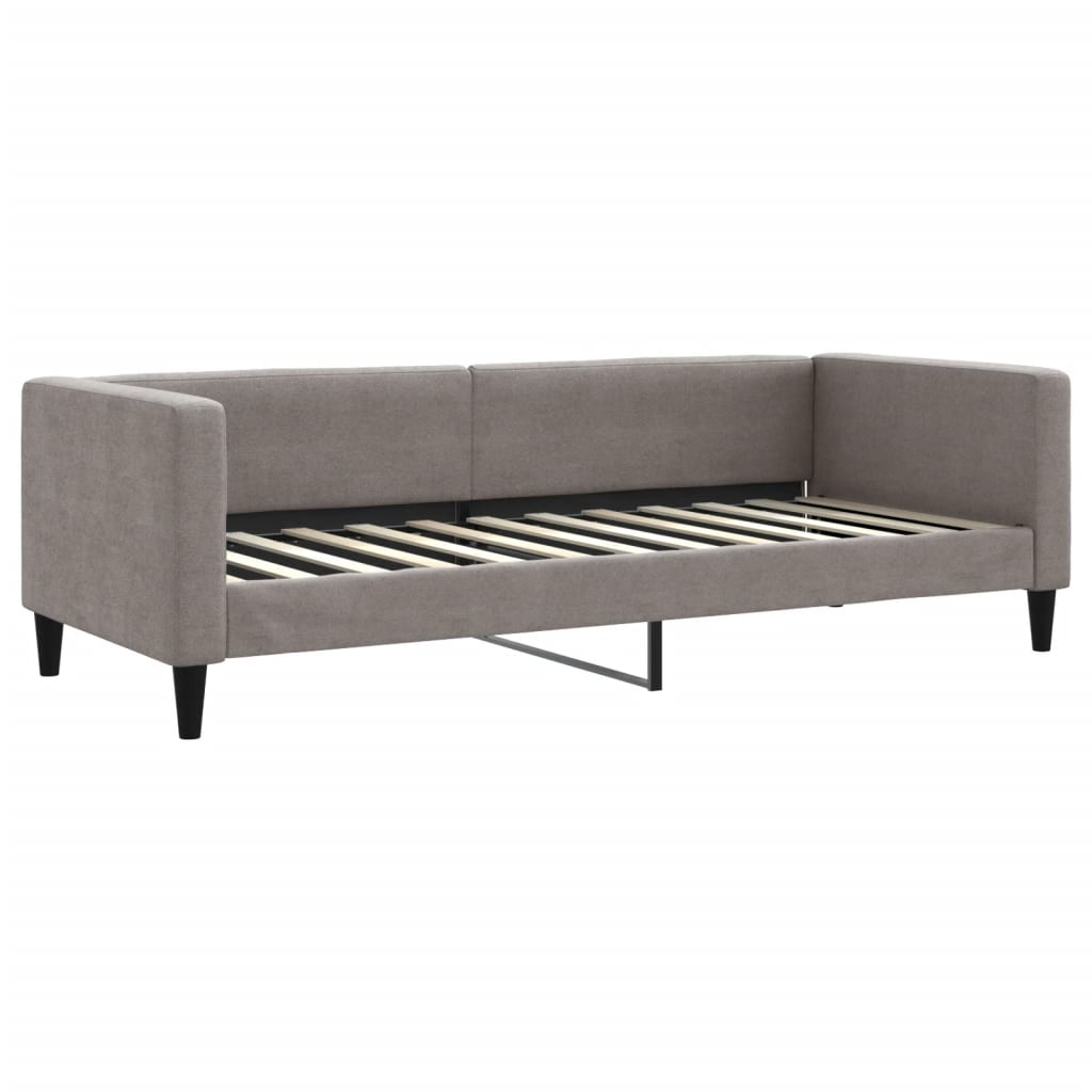 Vidaxl Sofa with Sleeping Function, Taupe Color, 80X200 Cm, Upholstered In Fabric