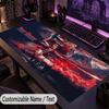 Large Mouse PadErling Haaland Custom Name Text Personalized Desk Mat Non Slip Gaming Pad