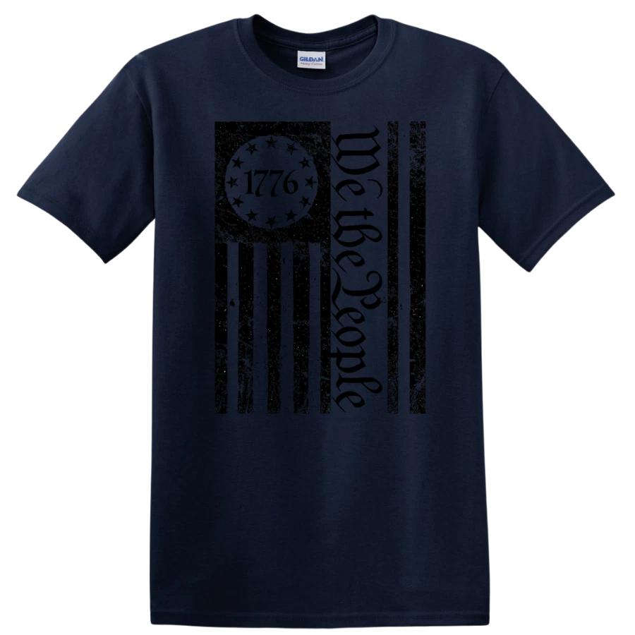 We The People 1776 T Shirt Patriotic American Flag Constitution Liberty Gift M