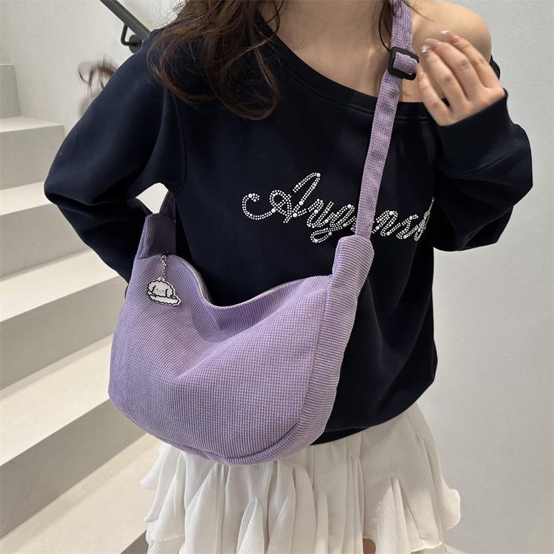 Today's popular tote bag cloth bag new women's bag high sense versatile light messenger bag one shoulder dumpling bag