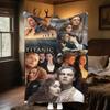 Titanic  Plush Blanket Soft Comfortable All Seasons Blanket Sofa Office Naps Blanket Outdoor Travel Throw Perfect Gift