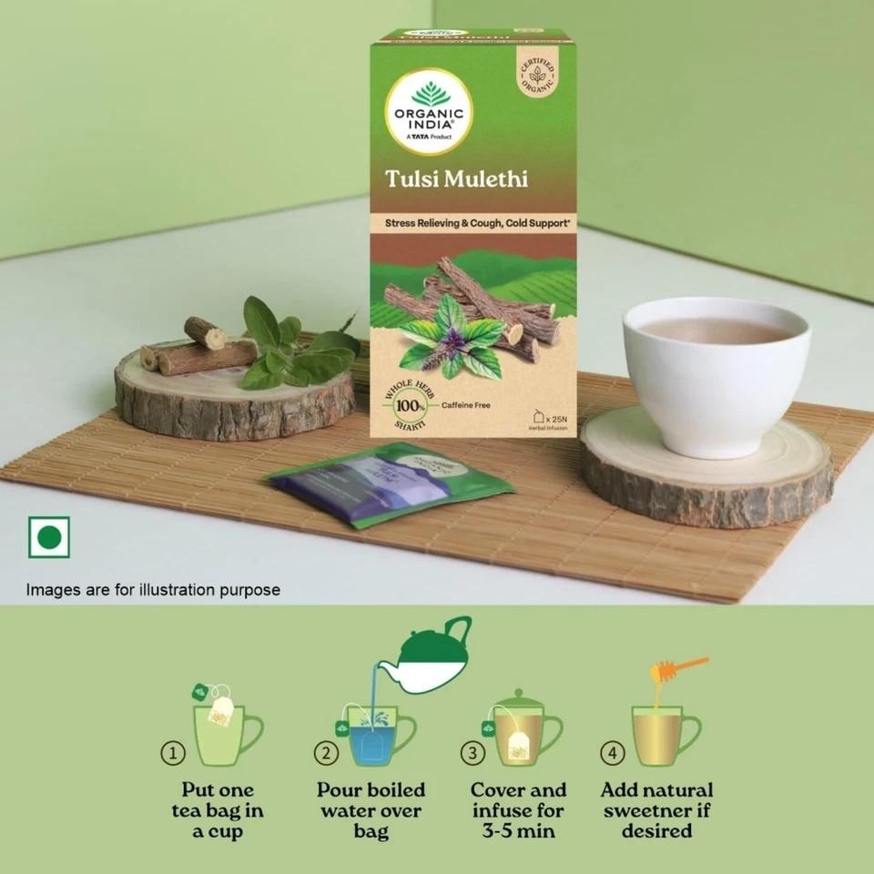 Tulsi Süßholz, 25 Teebeutel