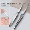 Shaping Clip Multifunction Stainless Steel Nail Art Shaping Tweezers Nail Clip Manicure Tools New Nail Art Tool For Accessories