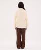 URBANAGE Corduroy Single-Pleat Wide Elastic Pants_Brown