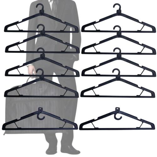

Dotcom Prime Folding Hangers, Bag Hangers, Suit Garment Bag Hangers, 10-Piece Set