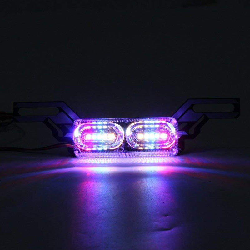 Motorrad Rücklicht LED Pedal Bremslicht Modifiziert mit Explosivem Blinken Warnung Siebenfarbig Kennzeichen Fahrlicht