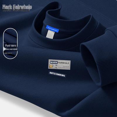 Mark Fairwhale Men's 2025 Loose Fit Round Neck Long Sleeve Sweatshirt