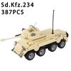 MOC Jucării WW1 WW2 Vehicul Tanc Model Cărămizi de Construit Soldat German SUA Tancuri Tun Anti-tanc Mini Cărămizi Jucării Armată Copii