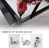 High Quality 6mm-15mm Impact Socket Kit with Magnetic Nut Driver & 1/4 Hex Bit Adapter for Power Drills