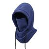 Winterwarme Mütze mit Maske und Nackenwärmer Unisex Sturmhaube Kapuze Winddichte Maske mit Kordelzug Reitkopfbedeckung Warme Mütze