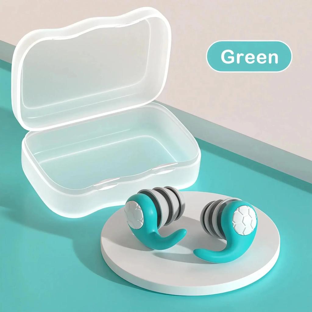 Anti Noise Silicone Earplug Sleep Noise Reduction Ear Plug Canceling Soundproof Ear Plugs Waterproof Swimming Soft Ear Protector
