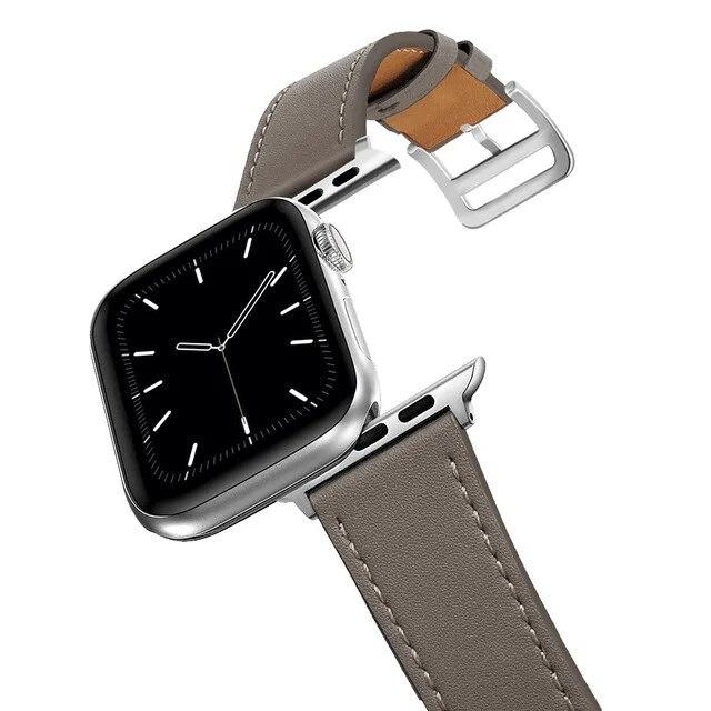 Cinturino in pelle per cinturino Apple Watch 44mm 45mm 49mm 41mm 40mm Accessorio cinturino correa braccialetto iWatch serie 5 6 SE 7 8 ultra