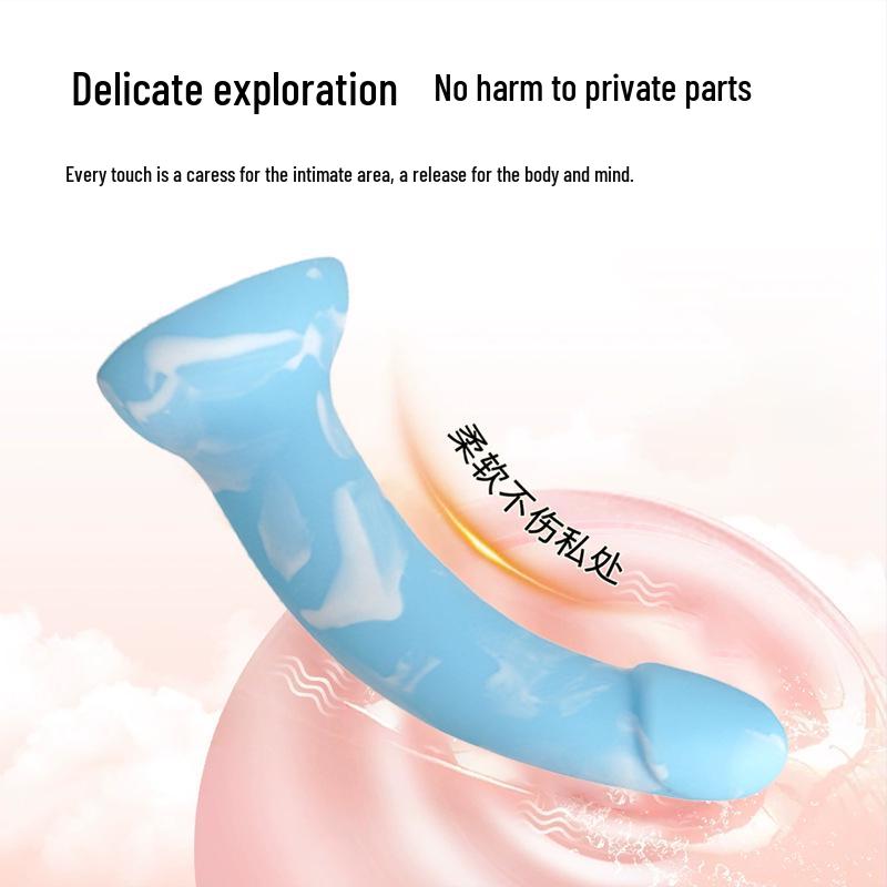 Thousand Hundred Fun Silicone Dildo - Female Erotic Toy for Anal Insertion & Masturbation