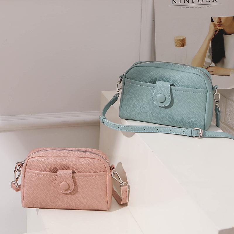 Small Bag Women's Fashion Messenger Bag Simple Small Square Bag Versatile Shoulder Bag Fashion