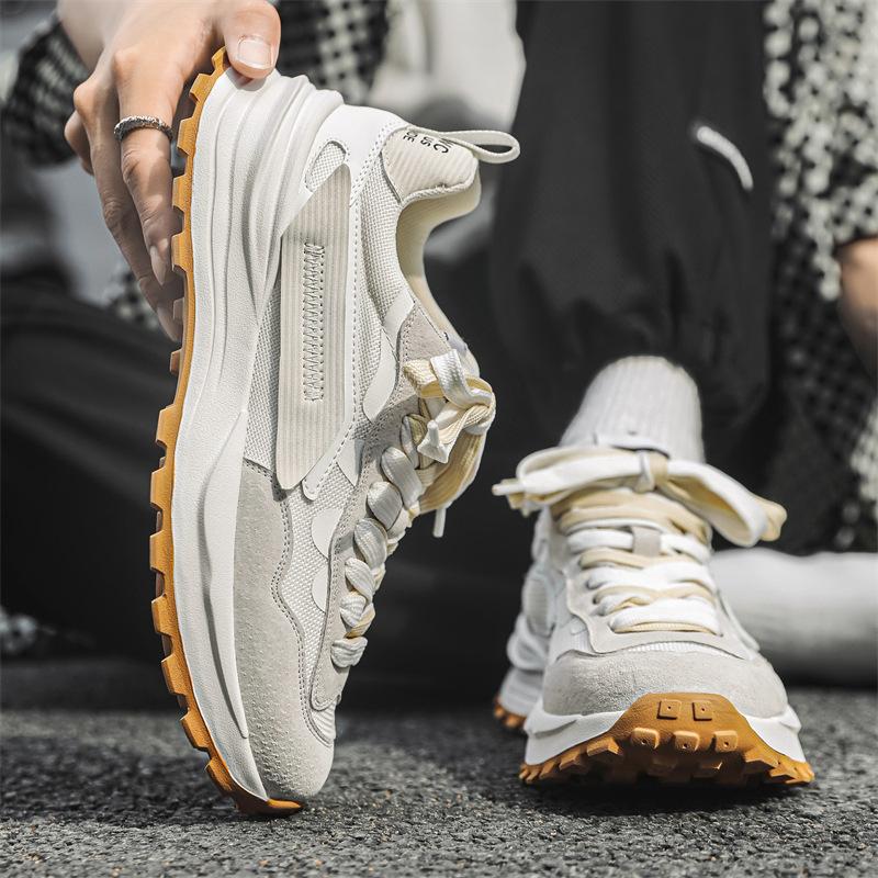 

Интернет знаменитость Форрест Гамп обувь летняя новая обувь мужская ретро легкая роскошная легкая спортивная повседневная обувь для бега 44318-J 38 белый