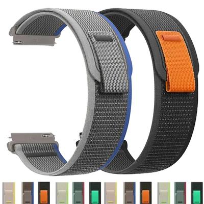 20mm 22mm Pasek z Pętlą Nylonową Dla Garmin Vivoactive 4 5 Forerunner 255 265 Smartwatch Pasek Wymienny Dla Garmin Venu 3 2 Correa