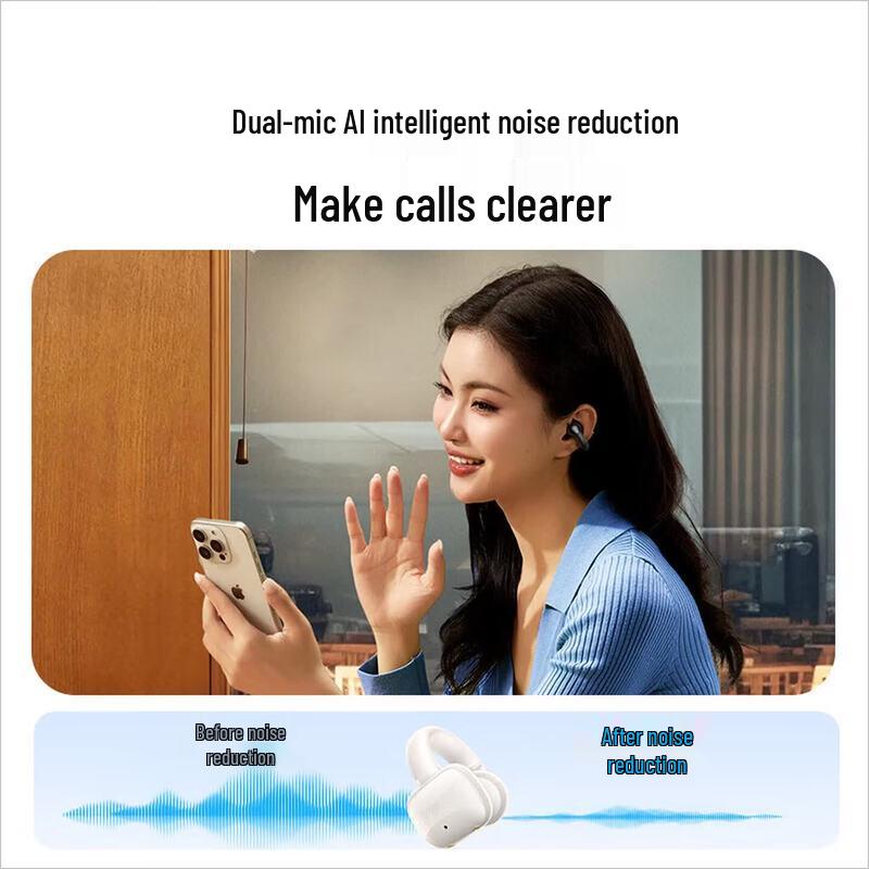 Ugreen HiTune S3 Open-Ear Air Conduction Ear Clip Wireless Earbuds