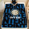 1pc Inter Milan Print Flannel Blanket, High Quality Comfortable for All Seasons, Home Decor, Warmth and Comfort, Perfect for Christmas Gifts60