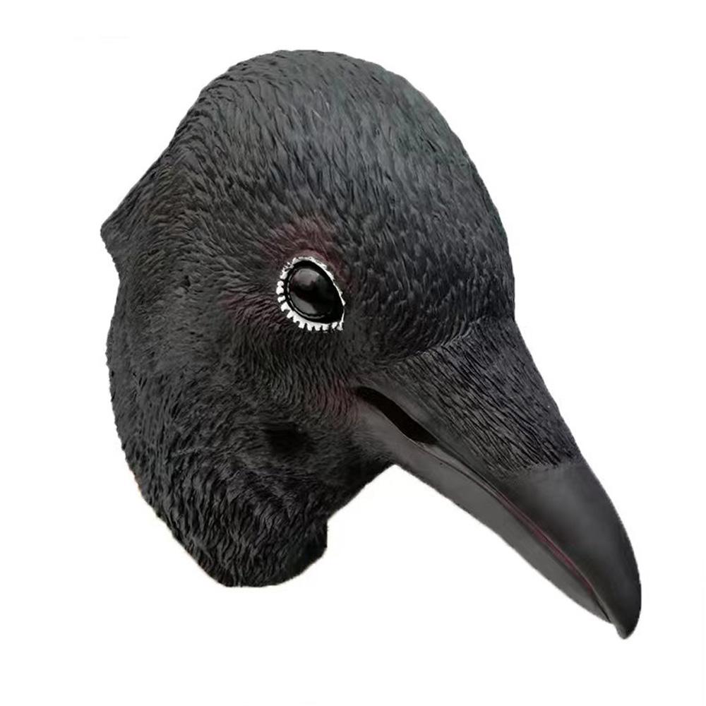Halloween Raven Bird Mask Cosplay Animal Devil Crow Full Head Masks Helmet Halloween Carnival Party Costume Props