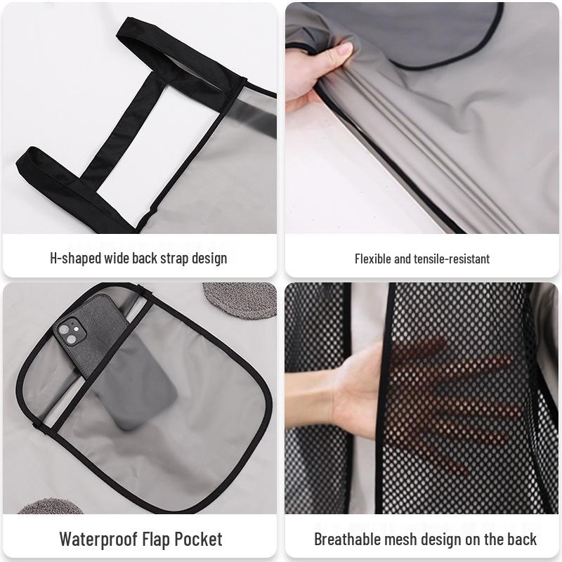 2025 Waterproof TPU Kitchen Apron for Home & Catering