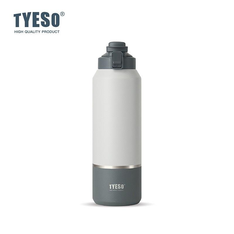 Tyeso 1500ML Large Capacity Vacuum Flasks Water Bottle Travel Mug with Handle Leak-Proof Lid for Outdoor Sports Hiking Drinkware