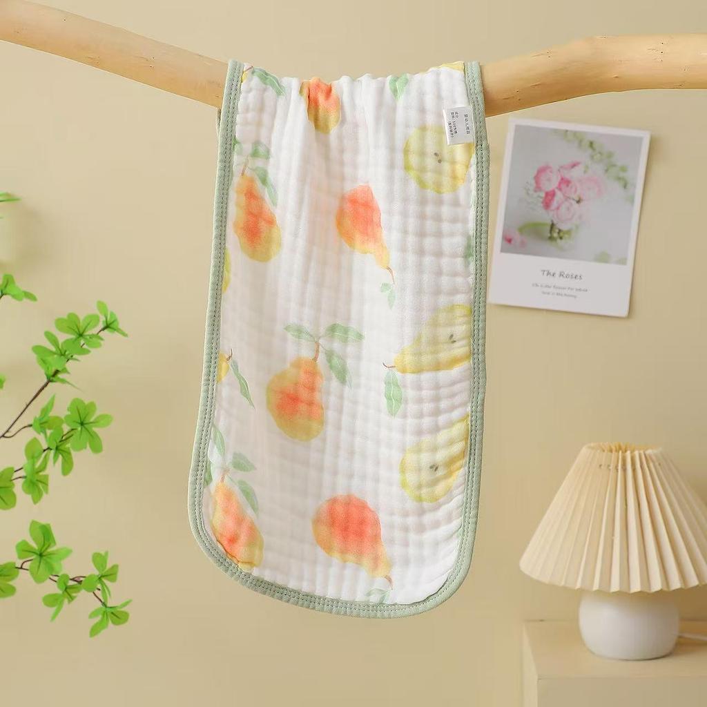 Cartoon Soft Absorbent 6-Layer Children's Gauze Bath Towel - Pure Cotton Baby Washcloth