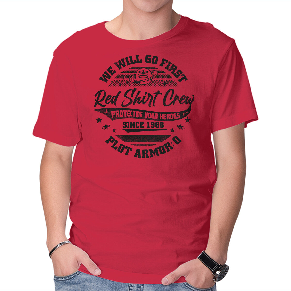 Unisex Crew Neck T-Shirt Red Shirt Crew Graphic Short Sleeve Casual Tee XL