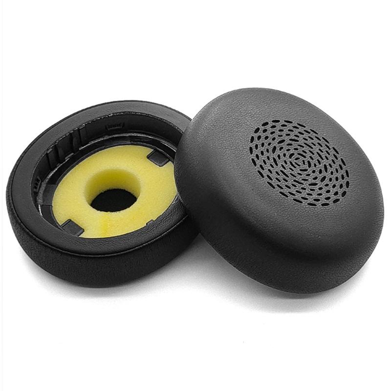 Oval Earpads Covers Leather and Sponge Ear Cushions for Evolv 2 75 Headsets Headphone Sleeves Noise Isolating