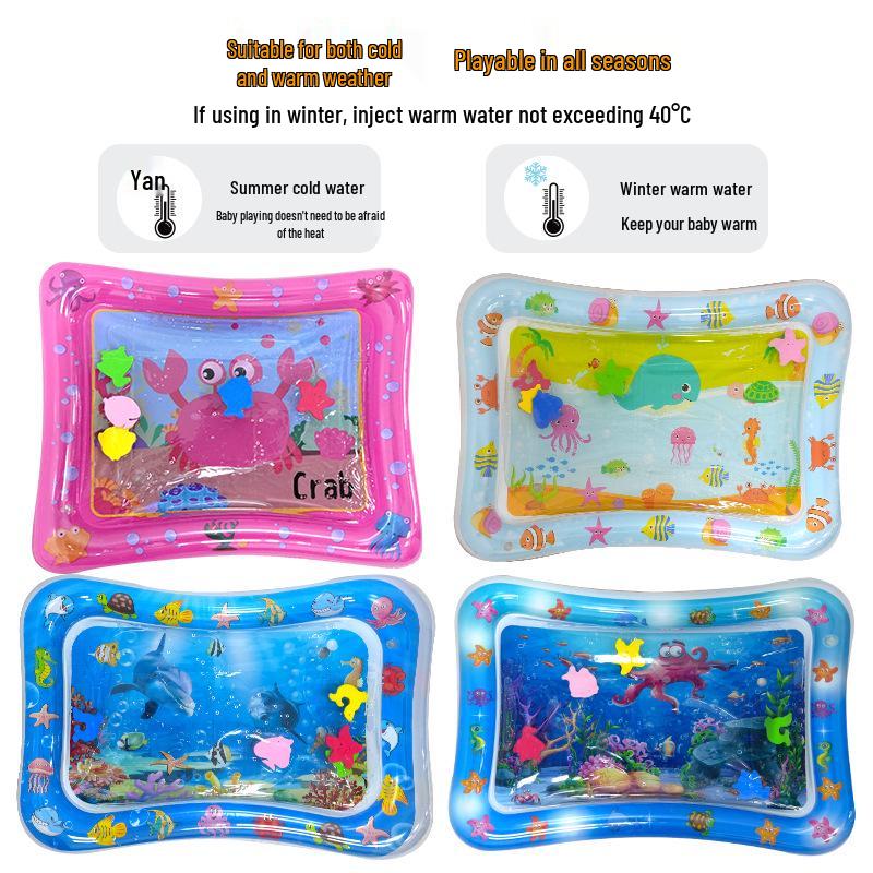 Inflatable Baby Water Mat - PVC Patting Cushion for Crawling Babies